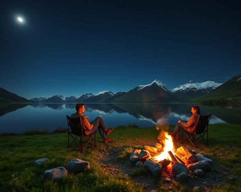 Wie fühlt sich eine Alpenübernachtung am See an?