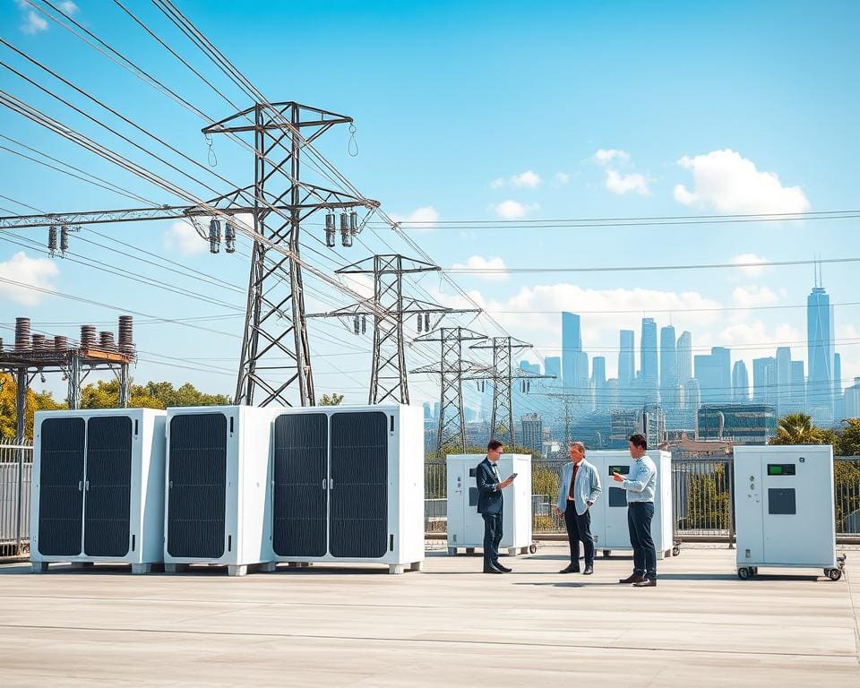 Wie wird ein Stromspeicher groß in bestehende Netze integriert?