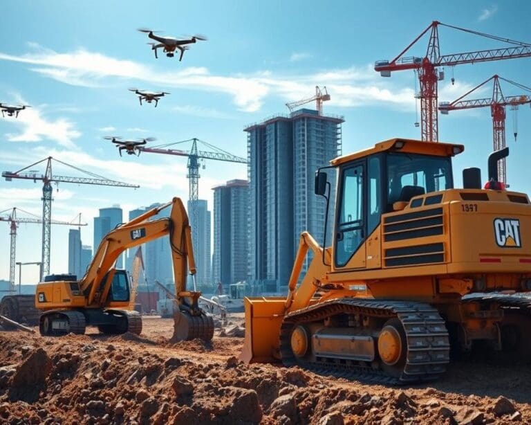 Wie funktionieren vernetzte Baumaschinen?