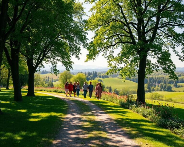 Warum sind Spaziergänge im Grünen erholsam?