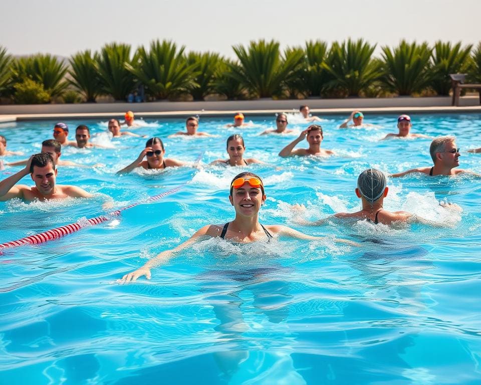 Wie bleibt man durch Schwimmen fit?