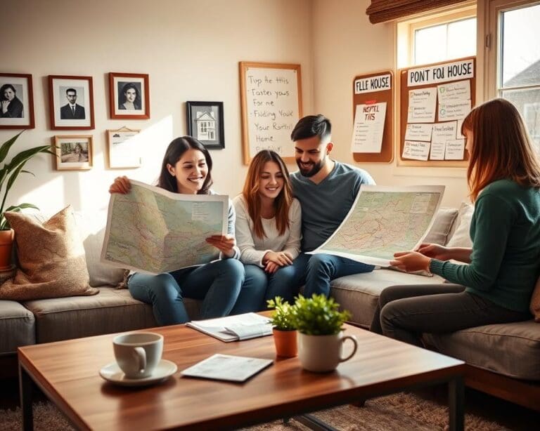 Wie findet man ein Haus zur Miete?
