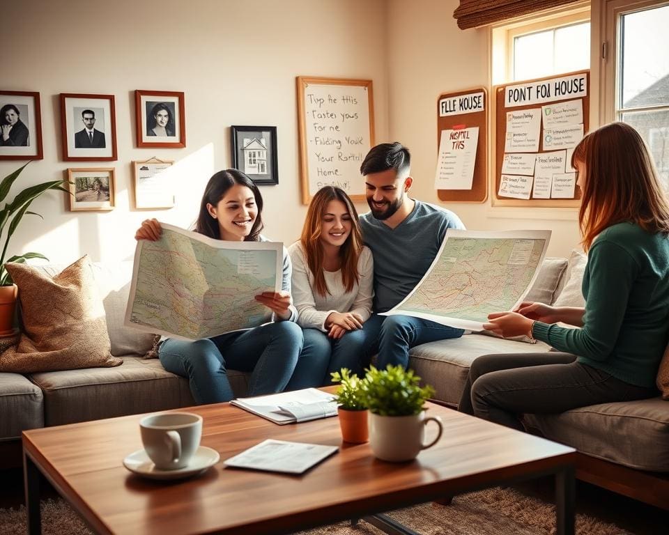 Wie findet man ein Haus zur Miete?