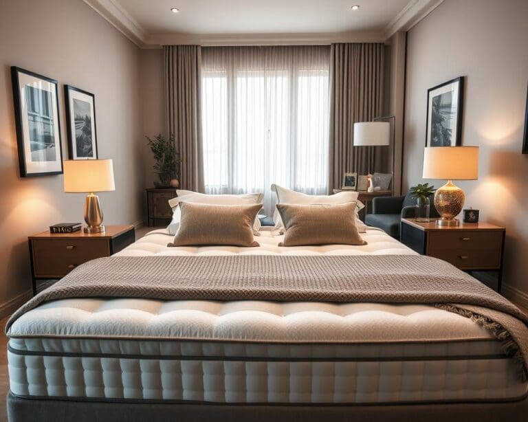 Wie gestaltet man ein Schlafzimmer mit Boxspringbett?