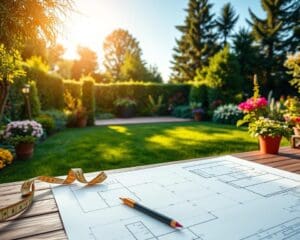 Wie plant man eine Holzterrasse im Garten?