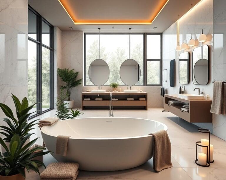 Wie richtet man ein modernes Badezimmer ein?