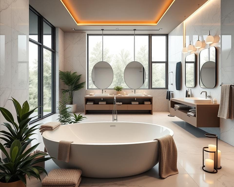 Wie richtet man ein modernes Badezimmer ein?