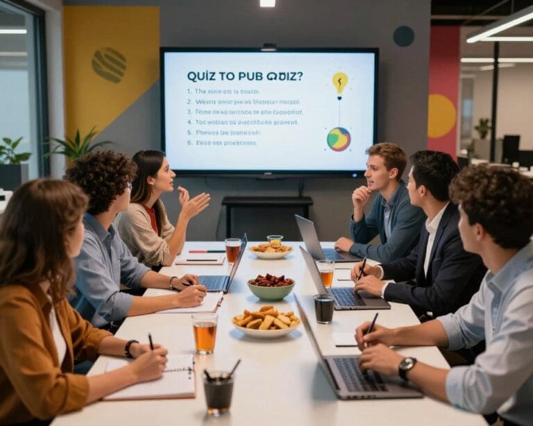 Warum eine digitale Pub Quiz für Teamevents organisieren?