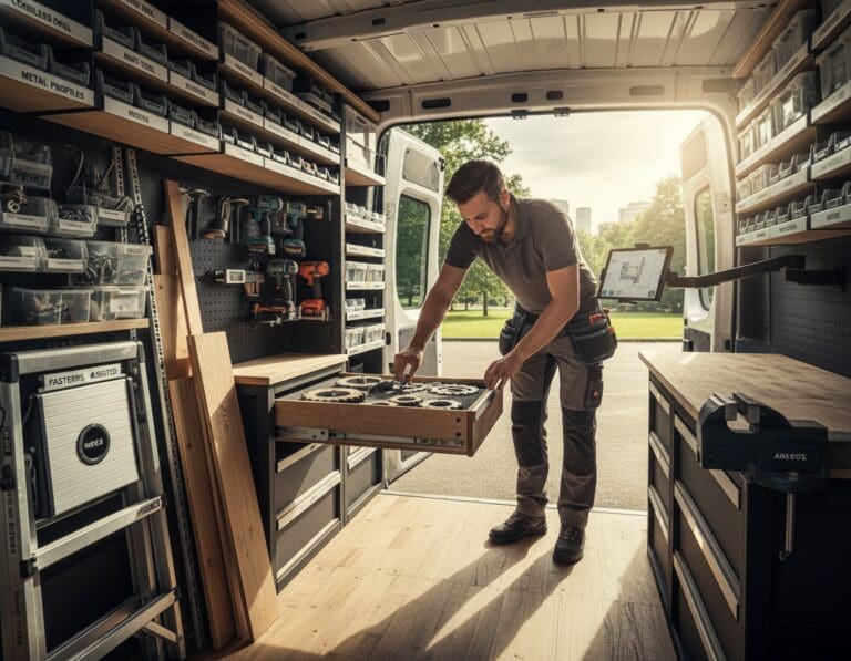 Wie verbessern Fahrzeugeinrichtungen für Handwerker die Effizienz?