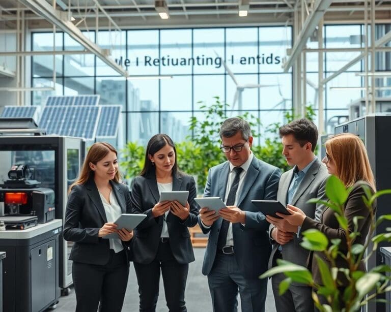Technologie nachhaltige Produktion