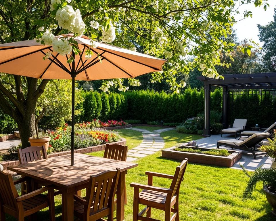 Garten Sitzbereiche