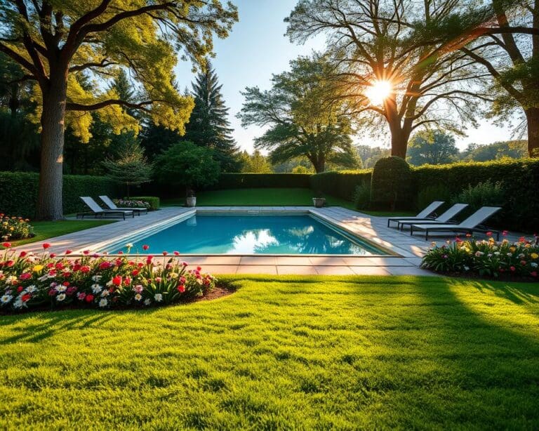 Garten mit Pool