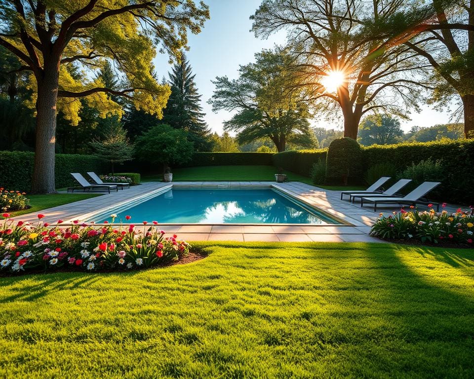 Garten mit Pool