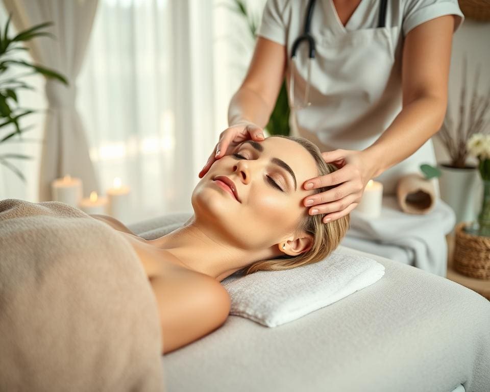 Gesichtsmassage