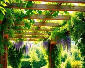 Kletterpflanzen Pergola