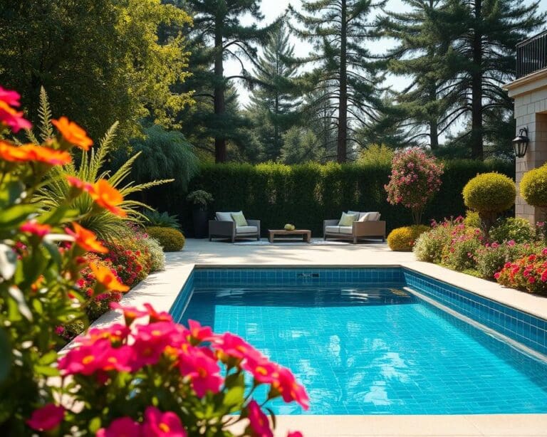 eingelassener Pool