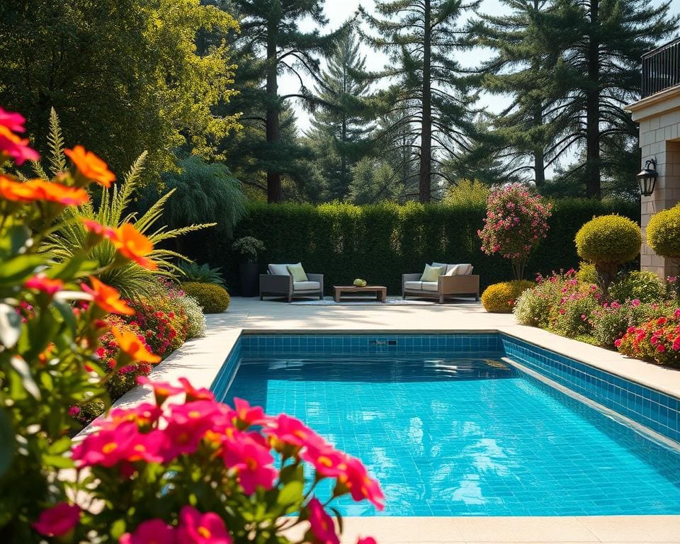 eingelassener Pool