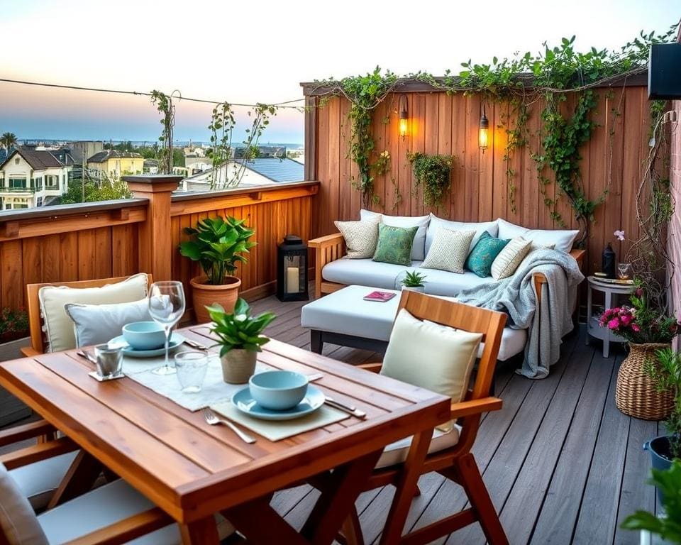 kleine Terrasse gestalten