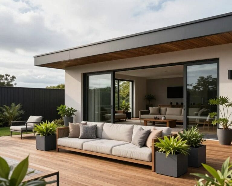moderne Terrasse