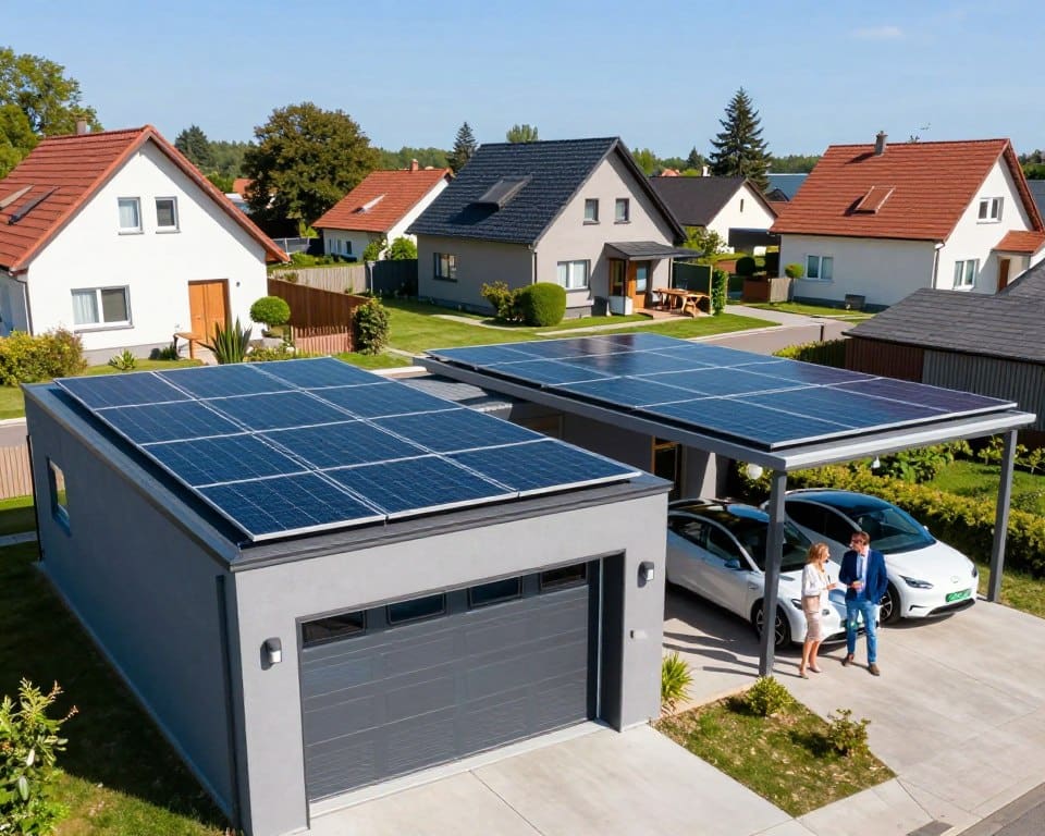 Photovoltaik Garage